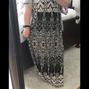 Cute dress maxi length strapless worn once to wedding